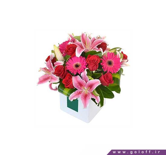 جعبه گل ولنتاین - جعبه گل درافشان - Dorafshan | گل آف